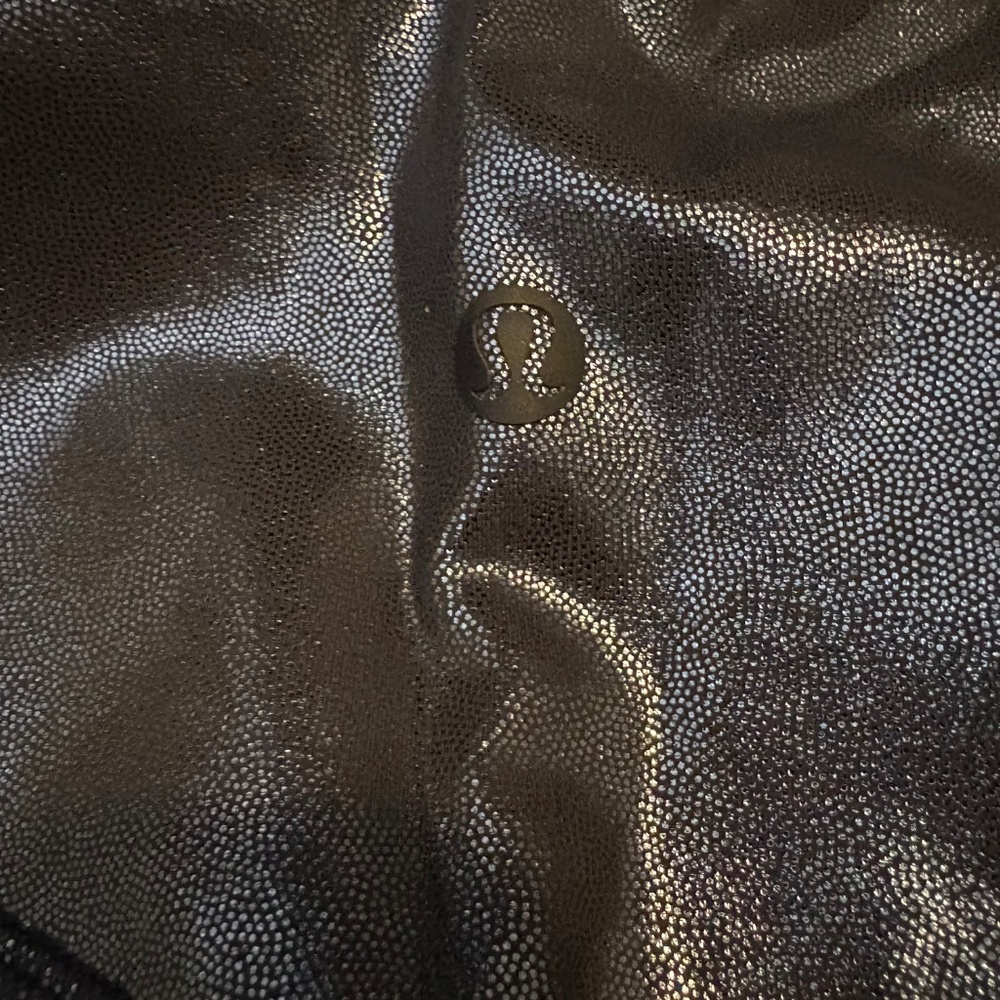 Lululemon Wunder Under Foil Tights Size 8 - Picture 4 of 5